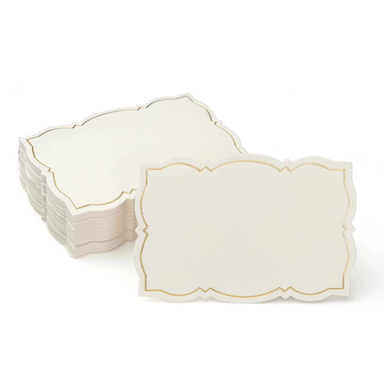 Ornate Gold Border Place Cards, 50ct. by Celebrate It™